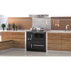 Cuisinière à Bois Bouilleur Alfa Term 20 -Top Chaleur Magasin cuisiniere a bois bouilleur alfa term 20 cuisiniere a bois bouilleur alfaterm 20 noir