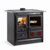 Cuisinière à Bois Rosa L 5.0 Steel - Nean