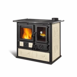 Cuisinière à Bois Rosa Reverse 2.0 -Top Chaleur Magasin cuisiniere a bois rosa reverse 2 0 cuisiniere bois rosa reverse creme la nordica