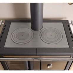 Cuisinière à Bois Rosa XXL 5.0 Noir Anthracite -Top Chaleur Magasin cuisiniere a bois rosa xxl 5 0 noir anthracite rosaxxl 1 1