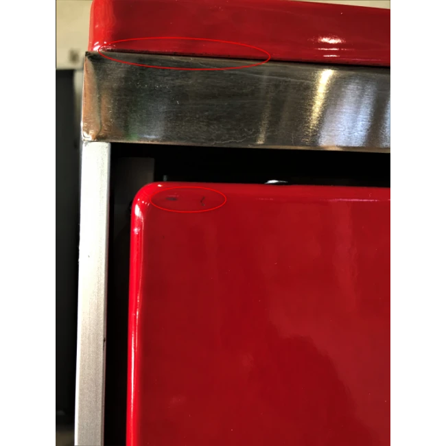 Cuisinière à Bois Royal 720 Plus Eco Rouge Droite - Modèle D'Expo 13 Cuisinière à Bois Royal 720 Plus Eco Rouge Droite - Modèle D'Expo – Image 13