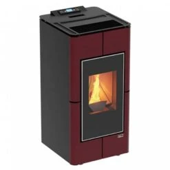 Pack Poêle à Granulés étanche Canalisable Tendenza + Kit D'installation Ventouse -Top Chaleur Magasin pack poele a granules etanche canalisable tendenza kit d installation ventouse tendenza rouge 1 2