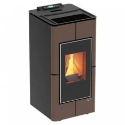 Pack Poêle à Granulés étanche Canalisable Tendenza + Kit D'installation Ventouse -Top Chaleur Magasin pack poele a granules etanche canalisable tendenza kit d installation ventouse tendenza rouille 1 2