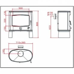 Poêle à Bois Eclipse Godin -Top Chaleur Magasin poele a bois eclipse godin 388118000053 2