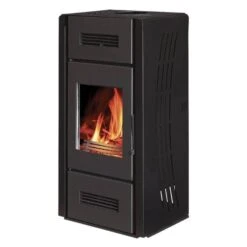 Poêle à Bois Romana - Option Ventilateur -Top Chaleur Magasin poele a bois romana option ventilateur poele a bois romana interstoves vue cote 1