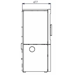 Poêle à Granulés Alfa Noir - Modèle D'Expo -Top Chaleur Magasin poele a granules alfa noir modele d expo n 00151 10