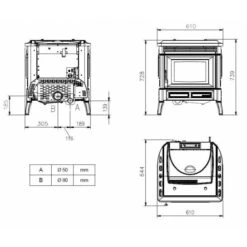 Poêle à Granulés Teodora Evo -Top Chaleur Magasin poele a granules teodora evo 1275000 2 2
